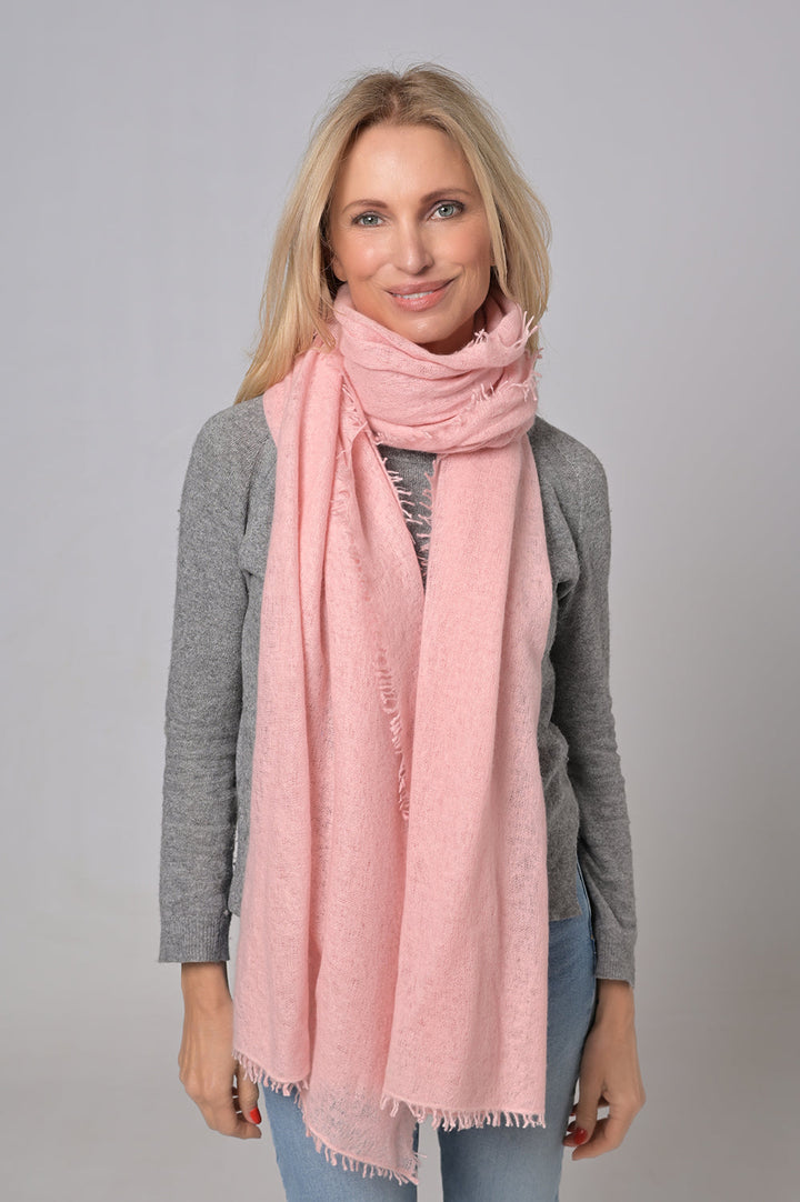 Cashmere Schal Feli-cs in Rosy Quartz