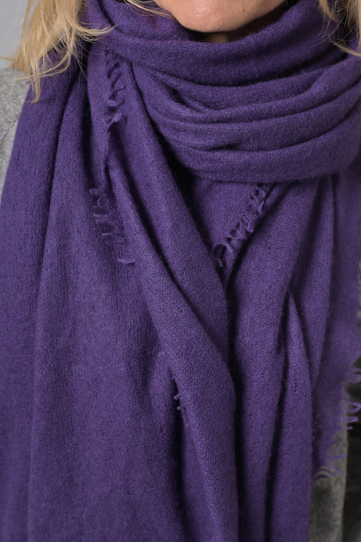 Cashmere Schal Feli-cs in Purple Nights