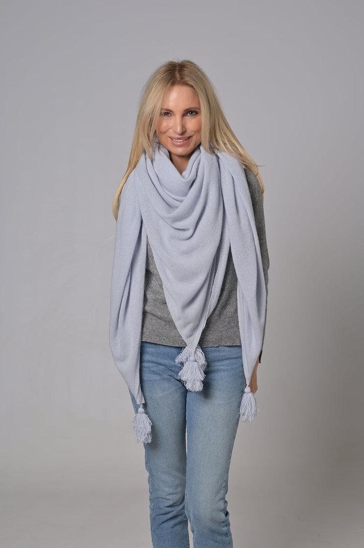 Cashmere Tuch Mia-cs in Aquamarine