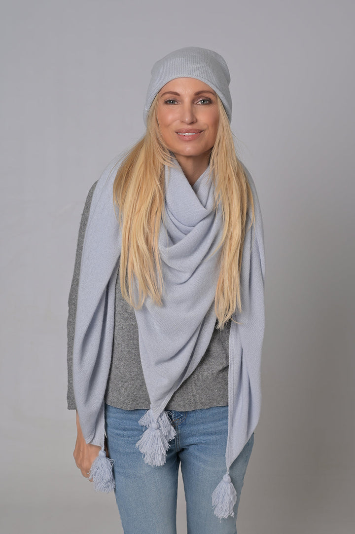 Cashmere Tuch Mia-cs in Aquamarine