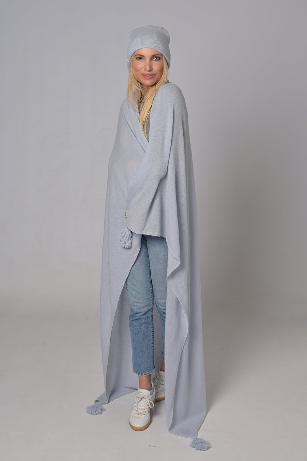 Cashmere Tuch Mia-cs in Aquamarine