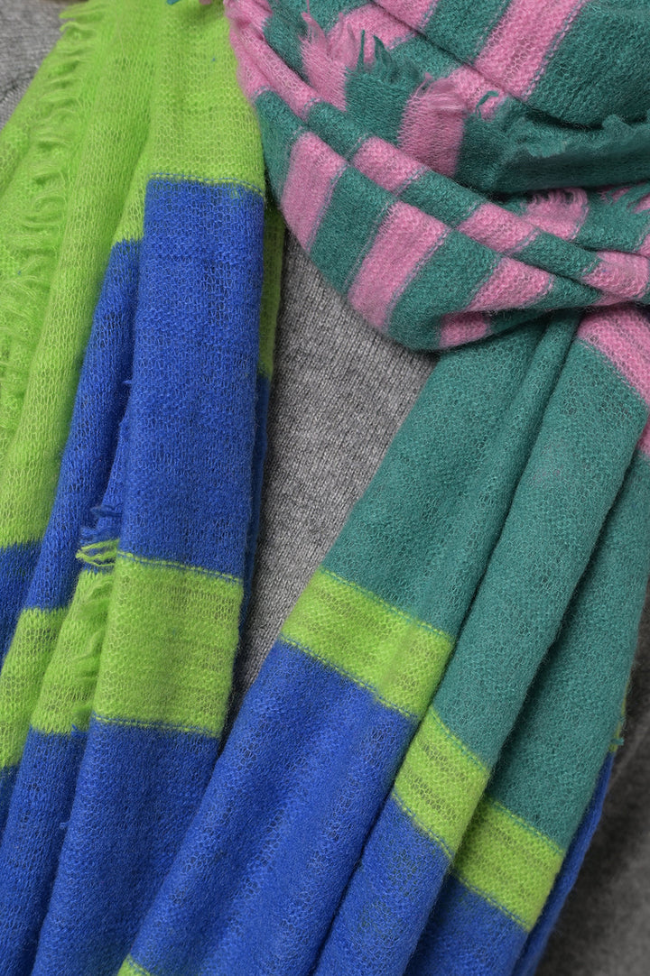 Cashmere Schal Unevi-cs in Turmalin