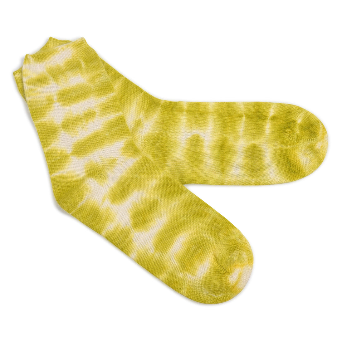 Cashmere Socken Blair-cs in Neongelb