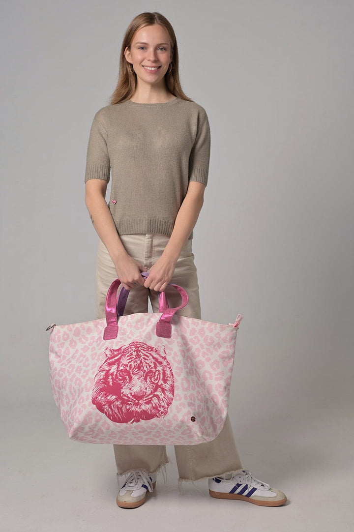 XL Shopper LeoHead-cs in Strawberry Shake