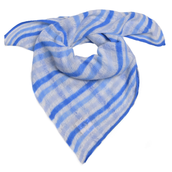 Cashmere Bandana Liv-cs in Azurro