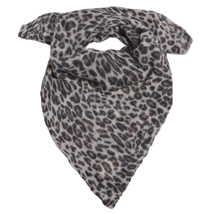 Cashmere Bandana Leo-cs in Braun