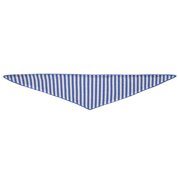 100 Prozent Cashmere Dreiecksschal Damen leicht und weich, Vogelperspektive, Farbe Königsblau