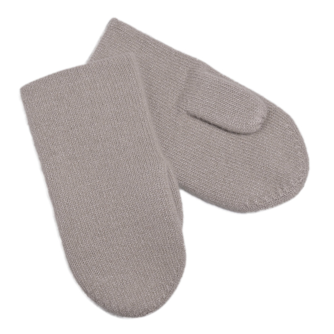 Cashmere Handschuhe Blair-cs mit Lurex in Stonegrey