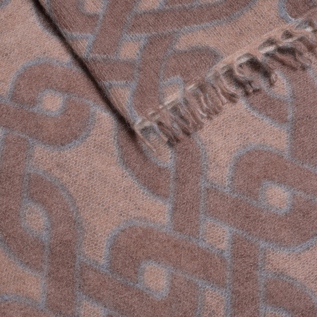Cashmere Schal Chain-cs in Earth