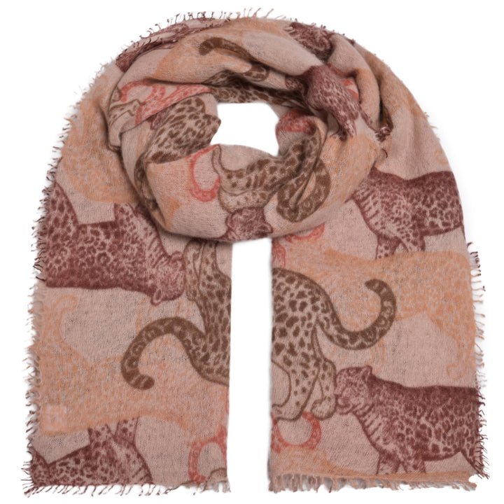 Cashmere Schal Lenny-cs Maxi in Shades of Roses