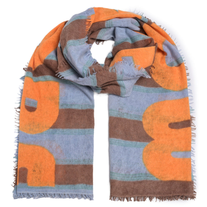 Cashmere Schal Stripe3-cs Amore in Hello Greece