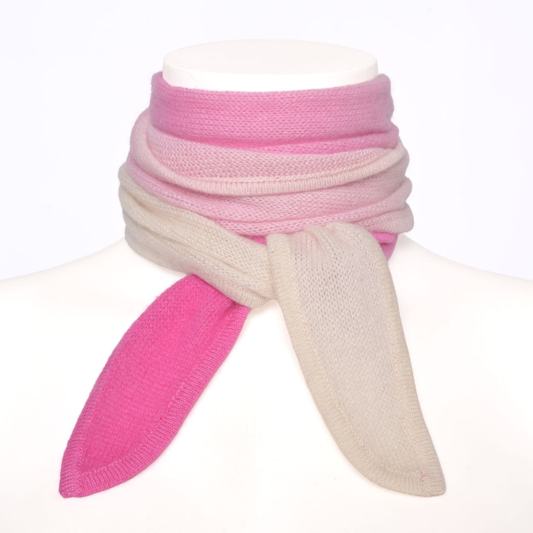 Cashmere Schal Ella-cs mit Farbverlauf in Pink