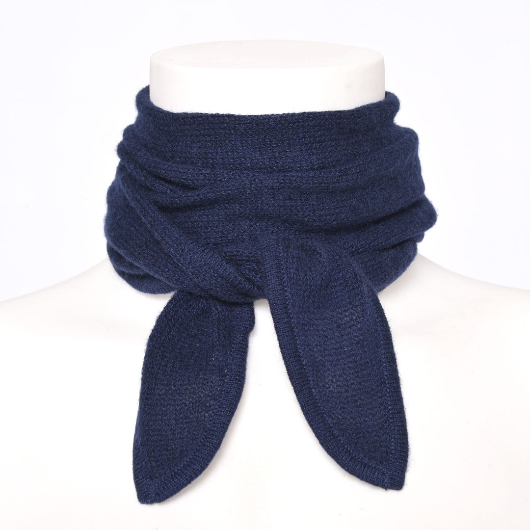 Cashmere Schal Ella-cs in Nachtblau