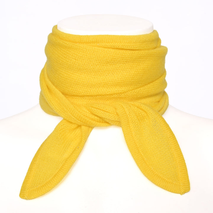 Cashmere Schal Ella-cs in Neongelb