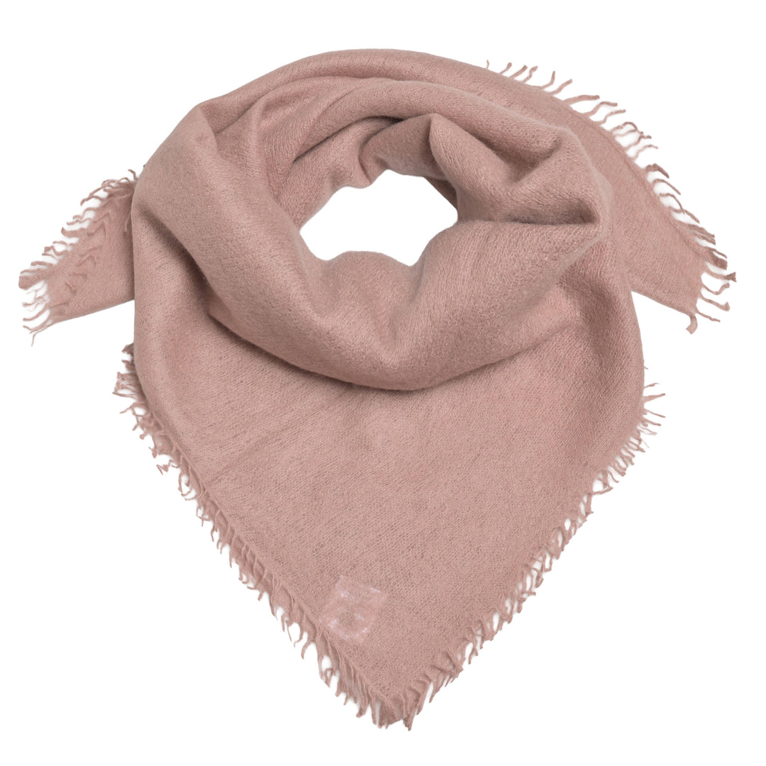 Weiches Kaschmir-Bandana in Macchiato – handgefertigt in Nepal, edles Accessoire aus reinem Kaschmir