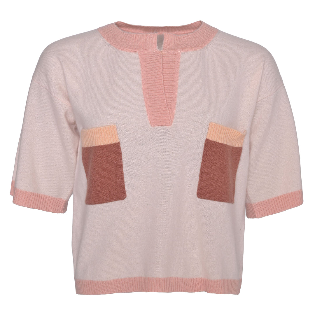 Oversized Kaschmir Woll Pullover für Damen in Magnolia