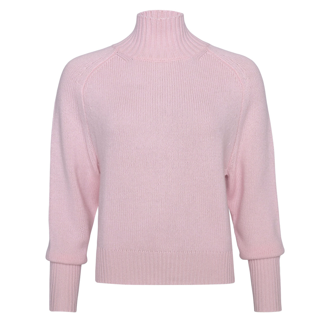 Kaschmirpullover aus reinem Cashmere für Damen in der Farbe Rosa