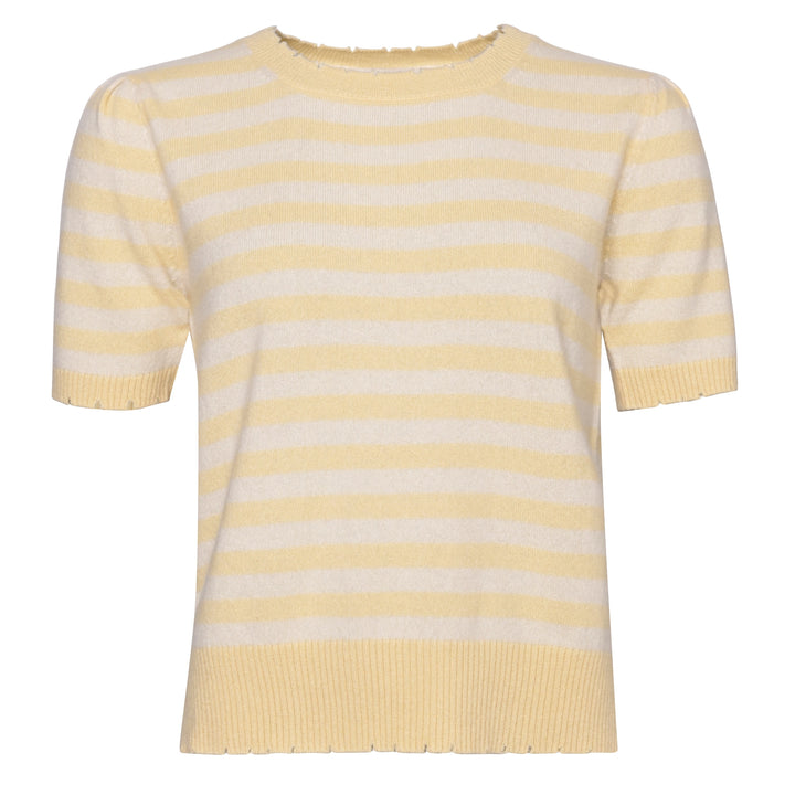 Cashmere Pullover Blair-cs Stripe in Mascarpone