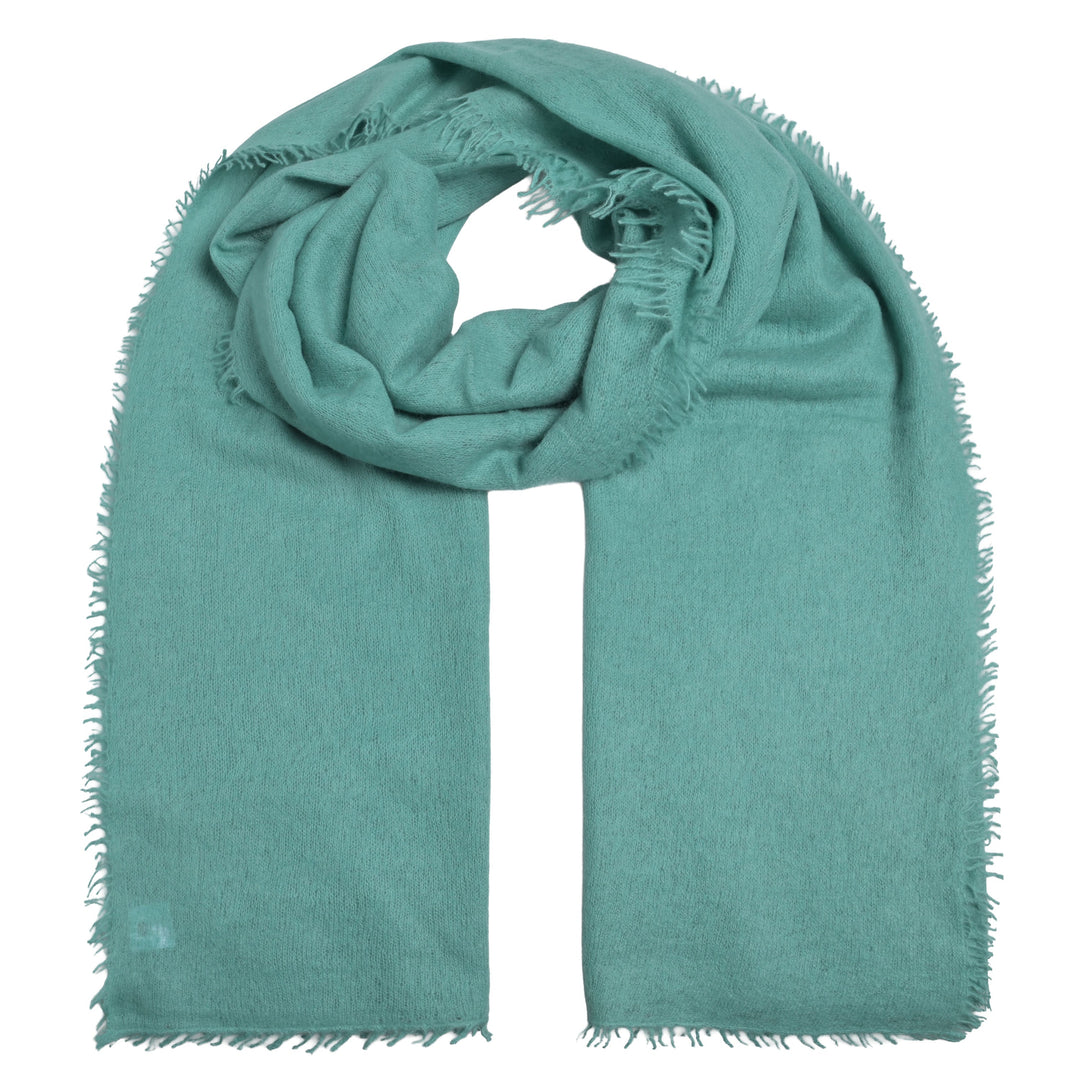 Hautfreundlicher Kaschmirschal für Damen in der Farbe Spermint,  Größe: 205 x88 cm, Produktbild