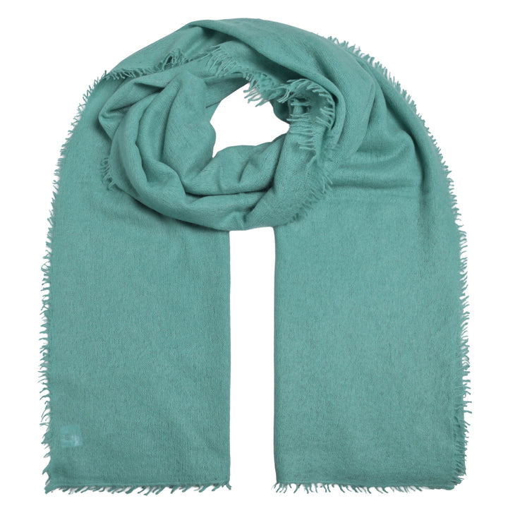Hautfreundlicher Kaschmirschal für Damen in der Farbe Spermint,  Größe: 205 x88 cm, Produktbild