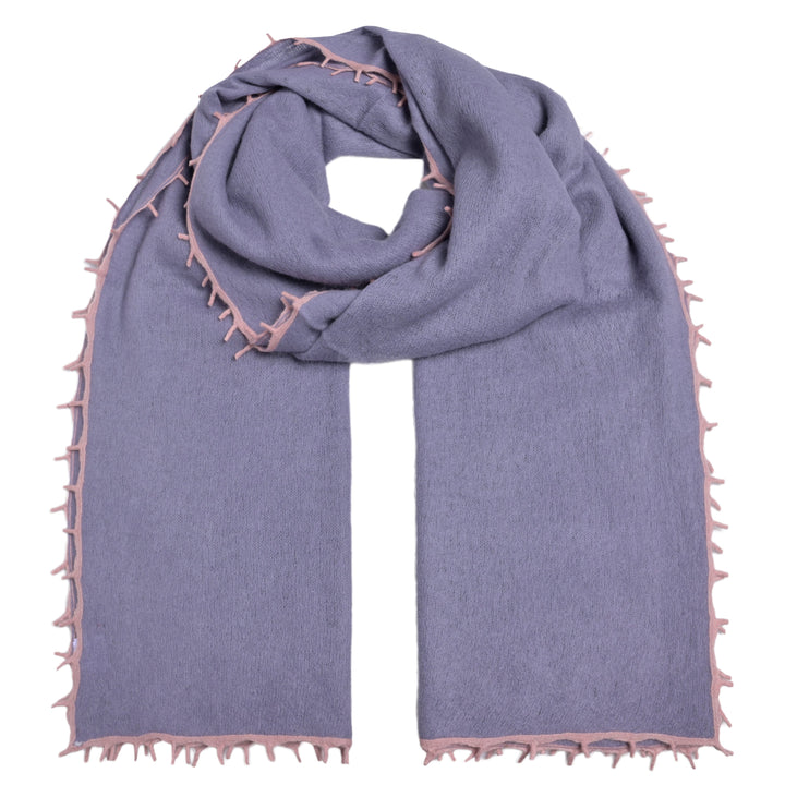 Cashmere Schal BiFeli-cs in Blue Bahia