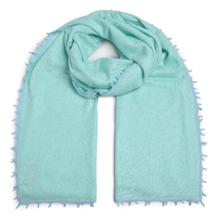 Cashmere Schal BiFeli-cs in Caribbean Sea
