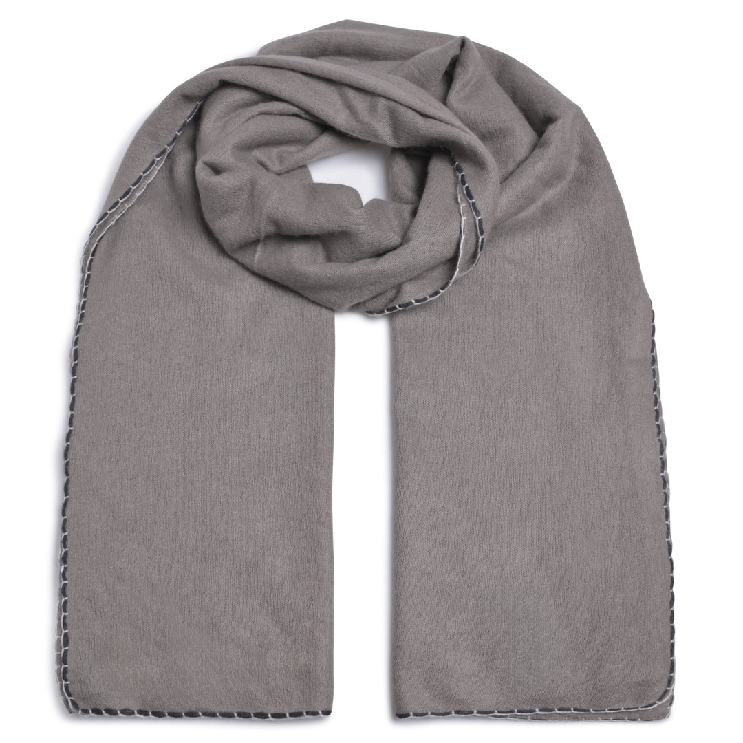 Cashmere Schal Edgar-cs in Grey Flannel