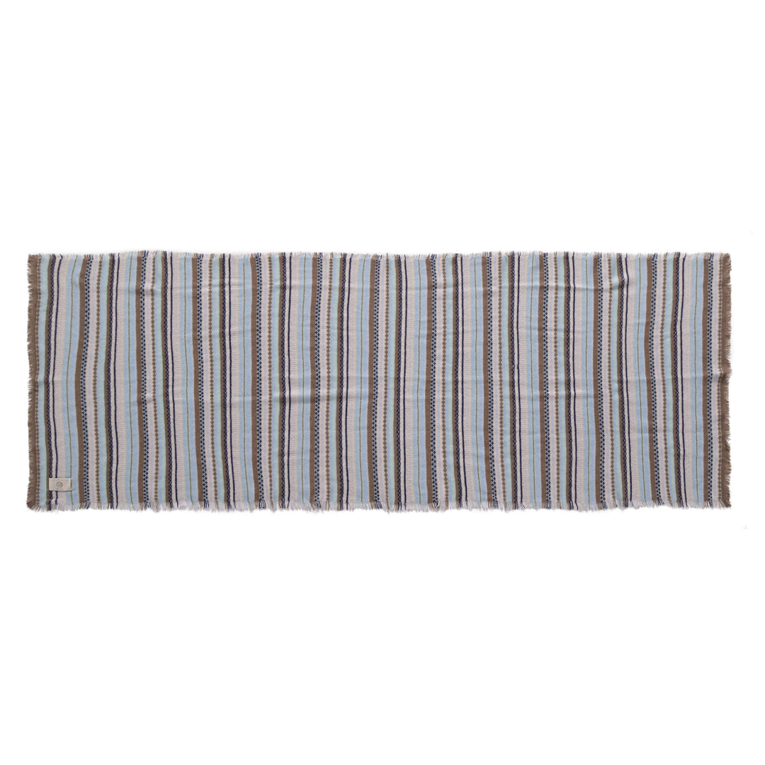 Cashmere Schal Fair Isle-cs in Hello Greece