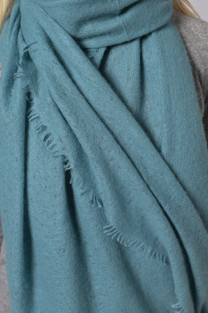 Cashmere Schal Feli-cs in Brittany Blue