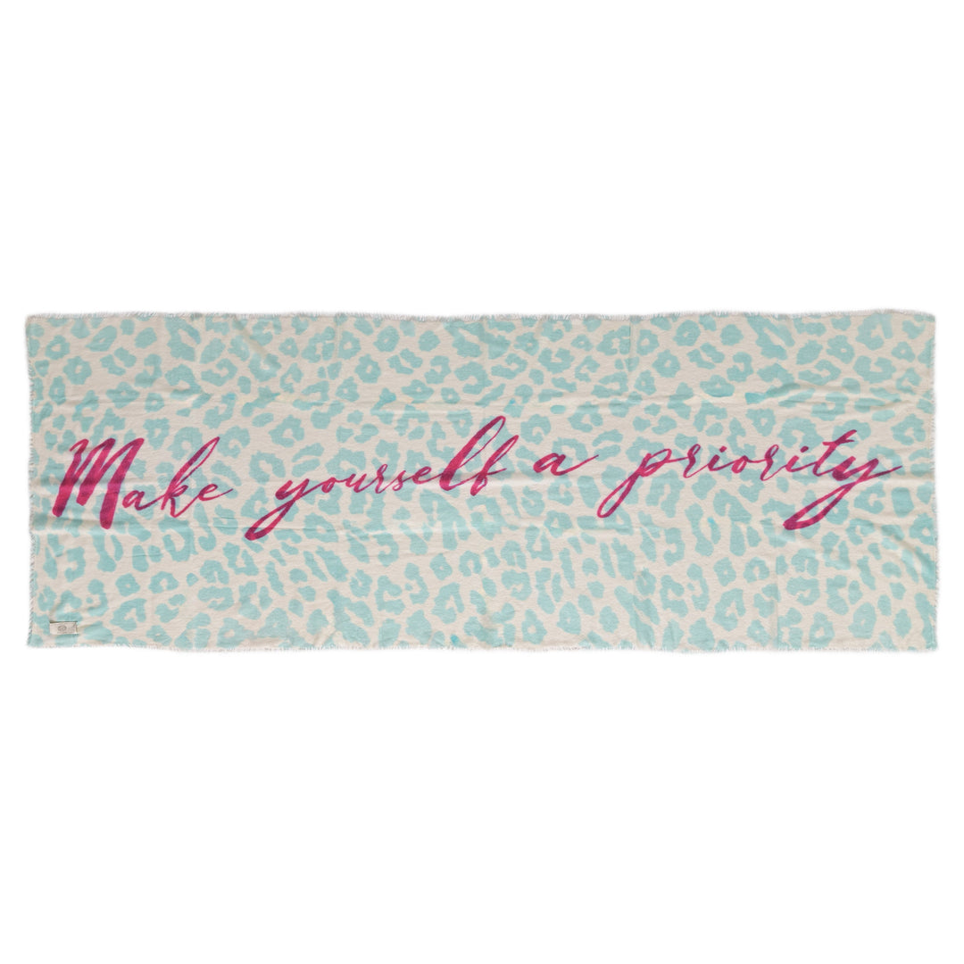 Cashmere Schal Leo-cs Priority in Mint Sorbet