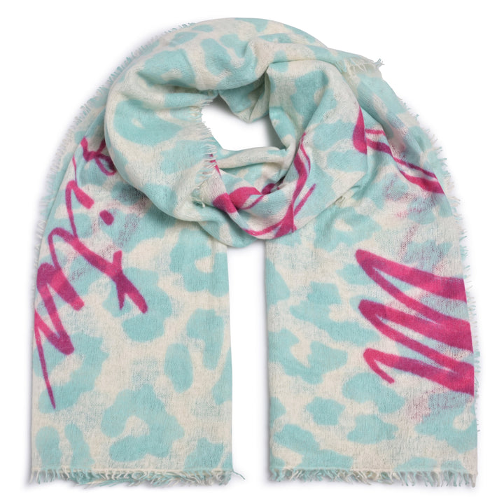 Cashmere Schal Leo-cs Priority in Mint Sorbet