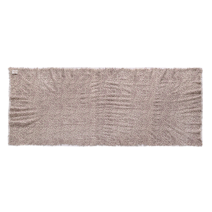 Cashmere Schal Leo-cs in Taupe