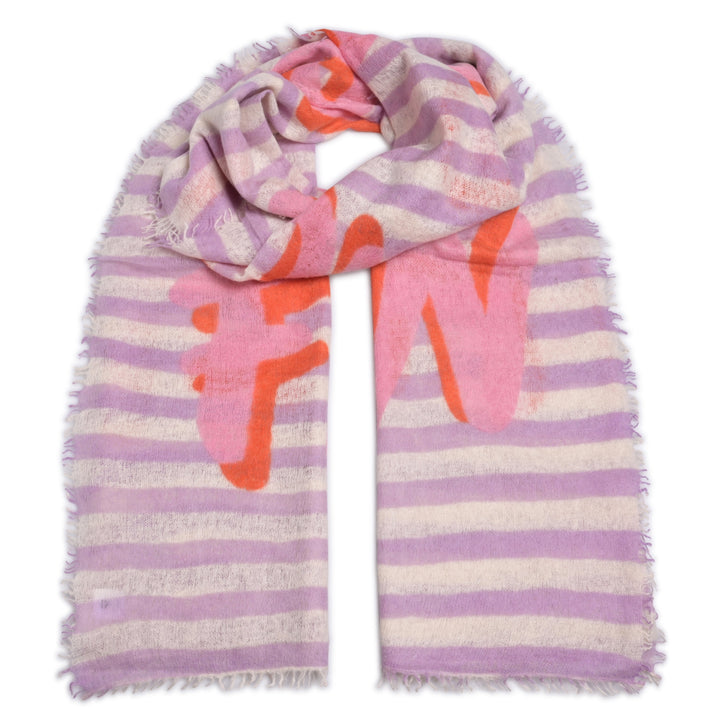 Cashmere Schal Much More Amore-cs in Lavender Mist