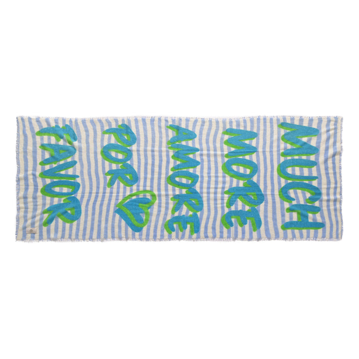 Cashmere Schal Much More Amore-cs in Milky Sky