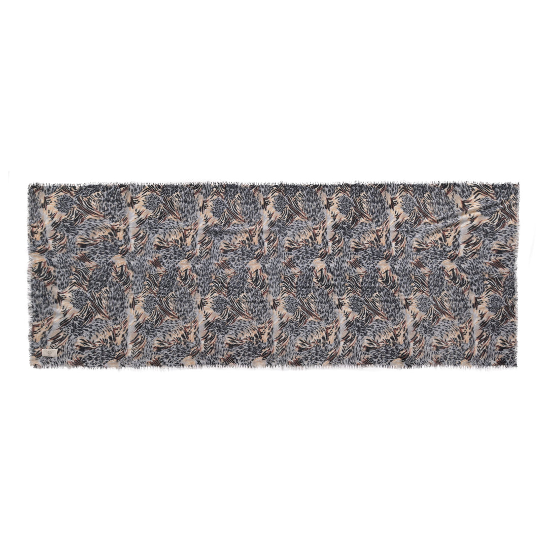 Cashmere Schal Safari-cs Mix in Black