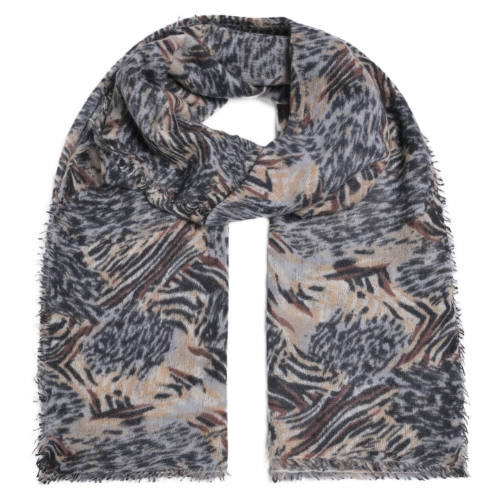 Cashmere Schal Safari-cs Mix in Black