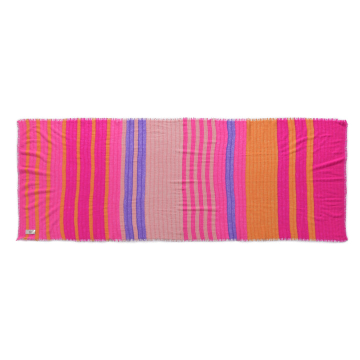 Cashmere Schal Unevi-cs in Neonpink