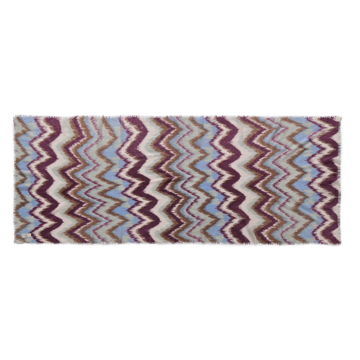 Cashmere Schal ZigZag-cs in Baileys