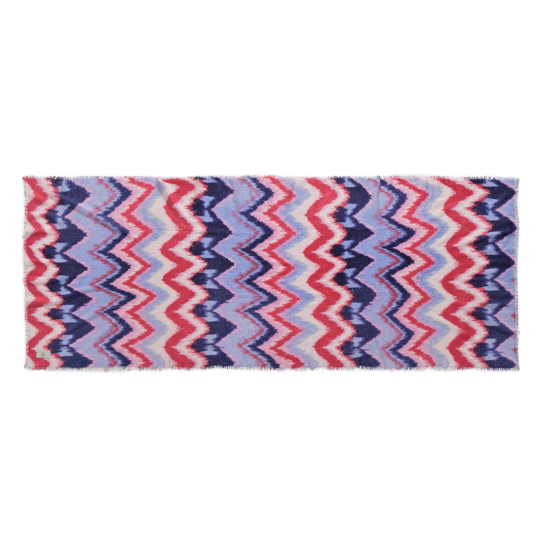 Cashmere Schal ZigZag-cs in Watermelon