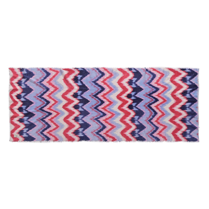 Cashmere Schal ZigZag-cs in Watermelon