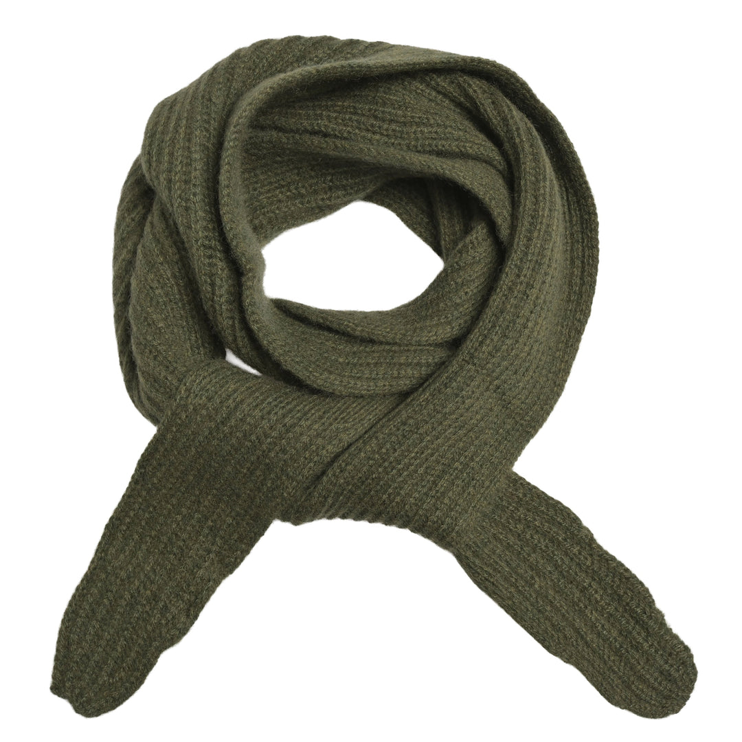 Kaschmirschal Windbreaker gestrickt aus 100% reinem kaschmir, made in Nepal in der Farbe Olivgrün