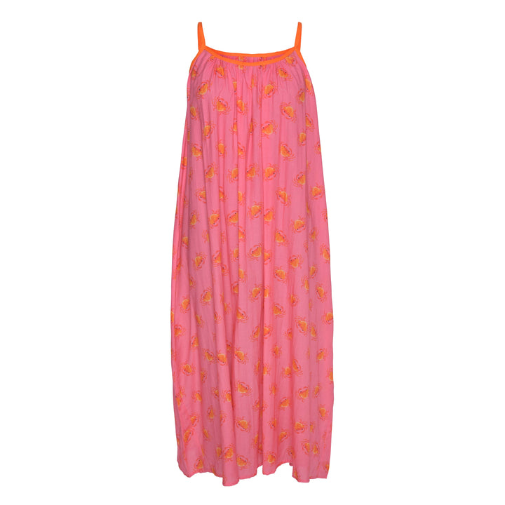 Kleid Eliza-cs mit Crab-Print in Pink