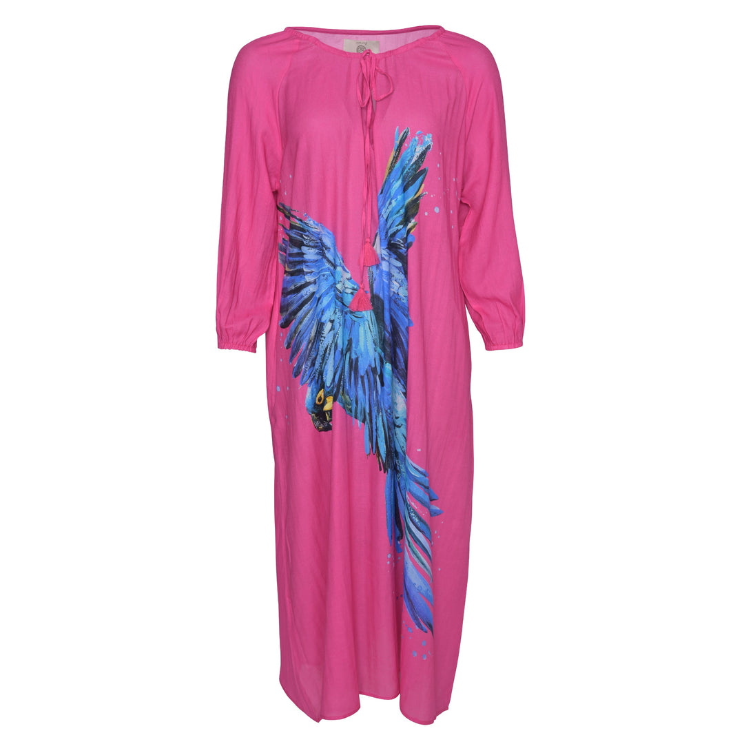 Kleid Megan-cs mit Parrot-Print in Primerose