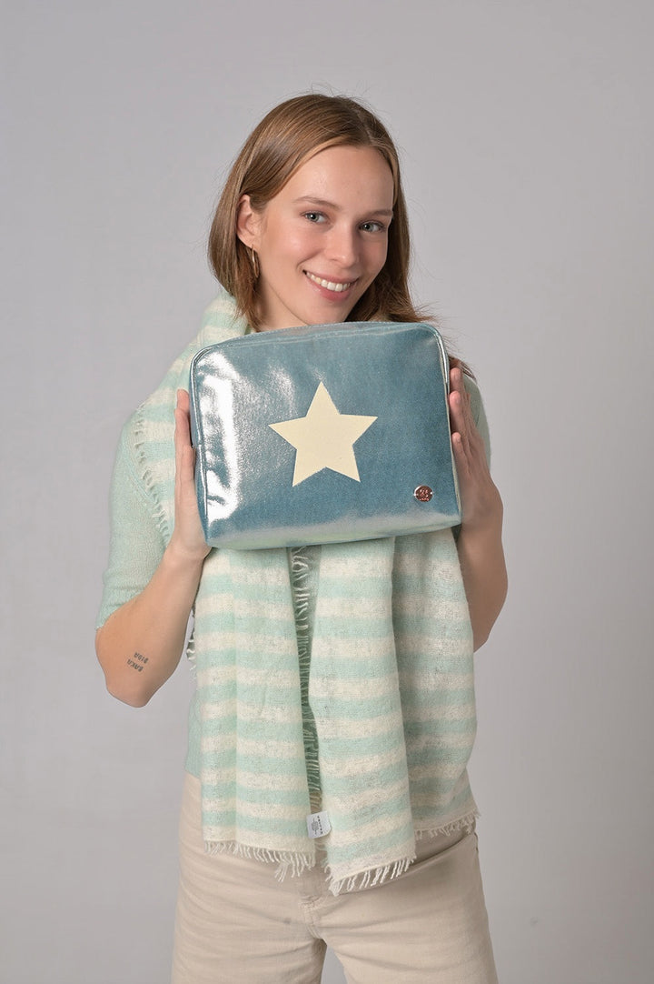 Cosmetic Bag Star-cs in Mint