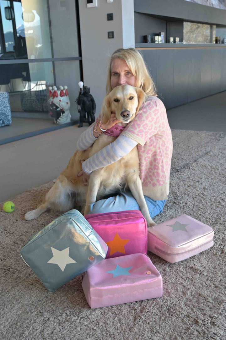 Cosmetic Bag Star-cs in Rosa