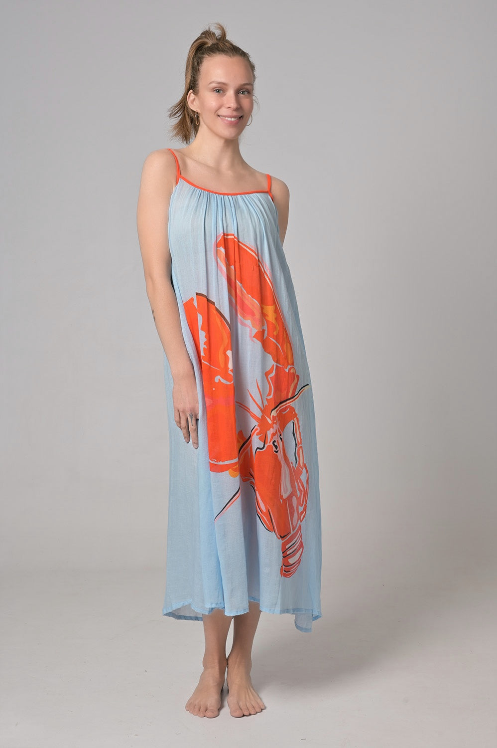 Kleid Eliza-cs in Blue Grotto