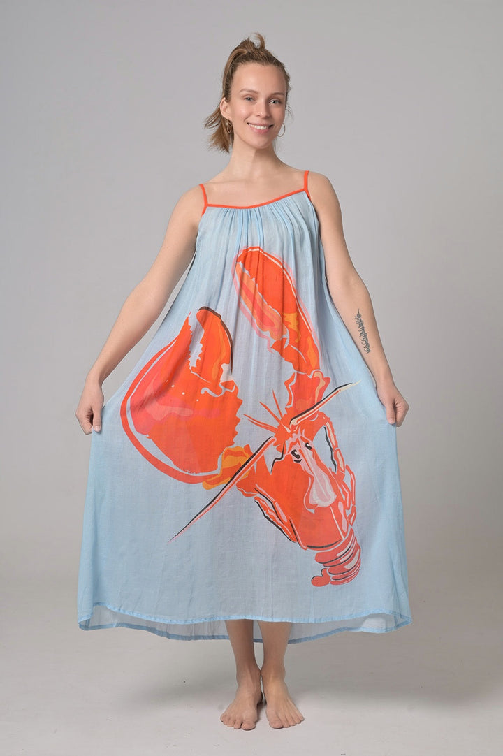 Kleid Eliza-cs in Blue Grotto