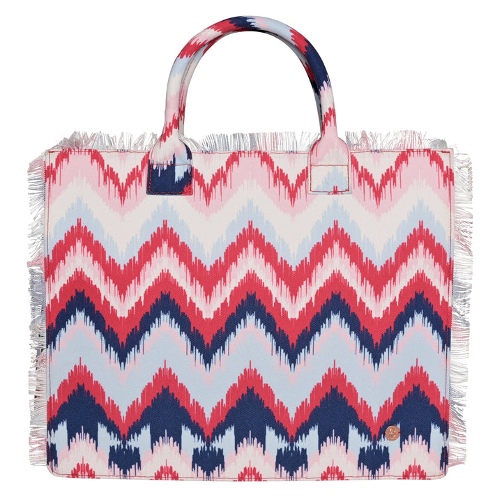 Fringe Bag ZigZag-cs in Watermelon