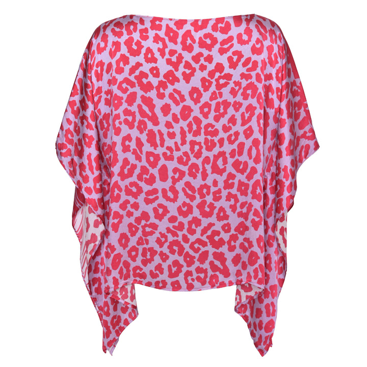 Seidenkaftan LeoHead-cs in Watermelon