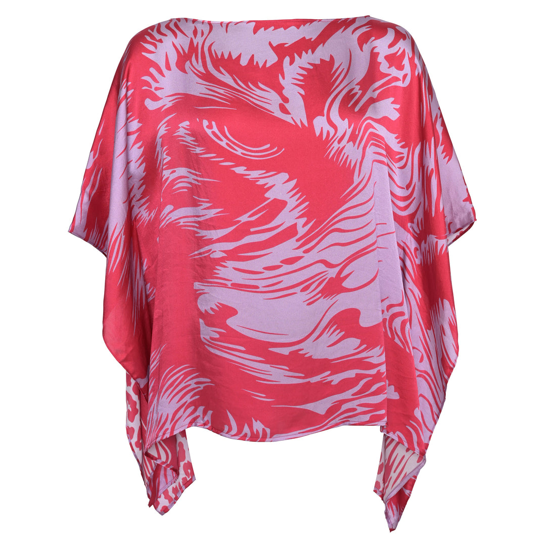 Seidenkaftan LeoHead-cs in Watermelon